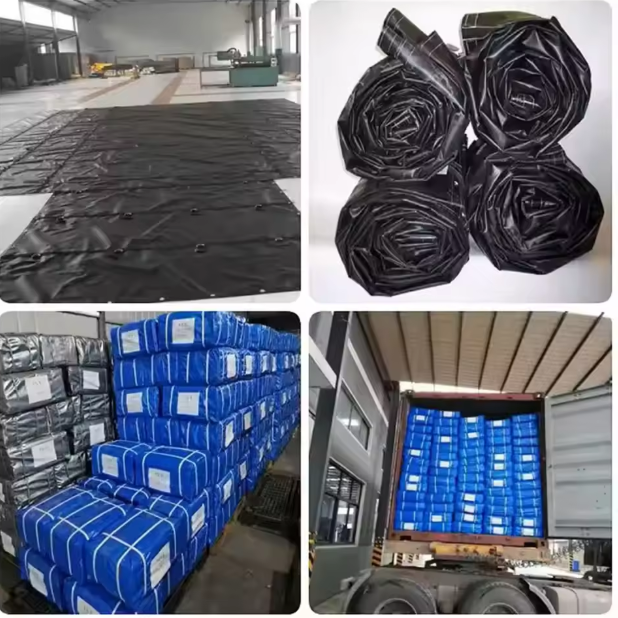 Steel Tarp with 2 D-ring Rows on All Sides – 18oz