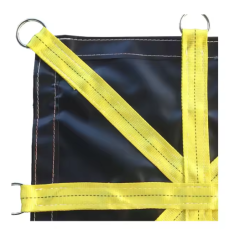 Construction Snow Removal Lifting Tarps 25' x 25' & 8 Loops