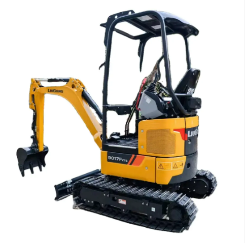 Kubota Engine Yanmar Engine China Factory LiuGong 9017FZTS 9018F 1.7 tonne 1.8 tonne mini crawler excavator steel tracks