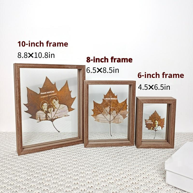 Sycamore leaf carving leaves engraving photo high-end customized gifts for couples friends send girlfriends gift Tanabata birthday