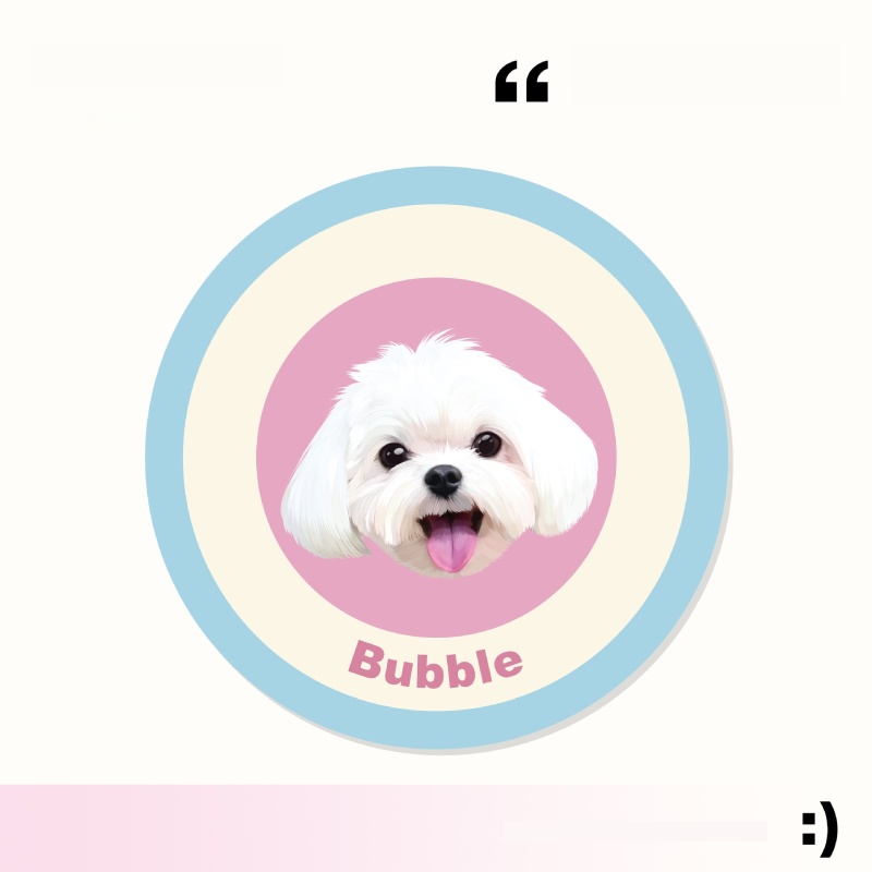 Custom-made cartoon pet round carpet, thickened skin-friendly carpet for the living room, and bedside carpet for the bedroom