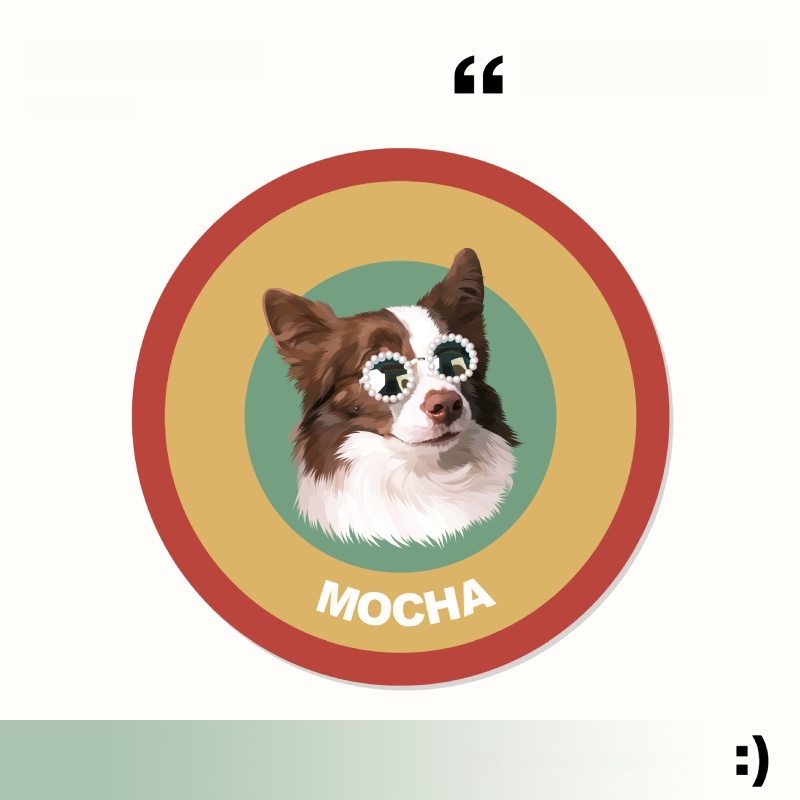 Custom-made cartoon pet round carpet, thickened skin-friendly carpet for the living room, and bedside carpet for the bedroom