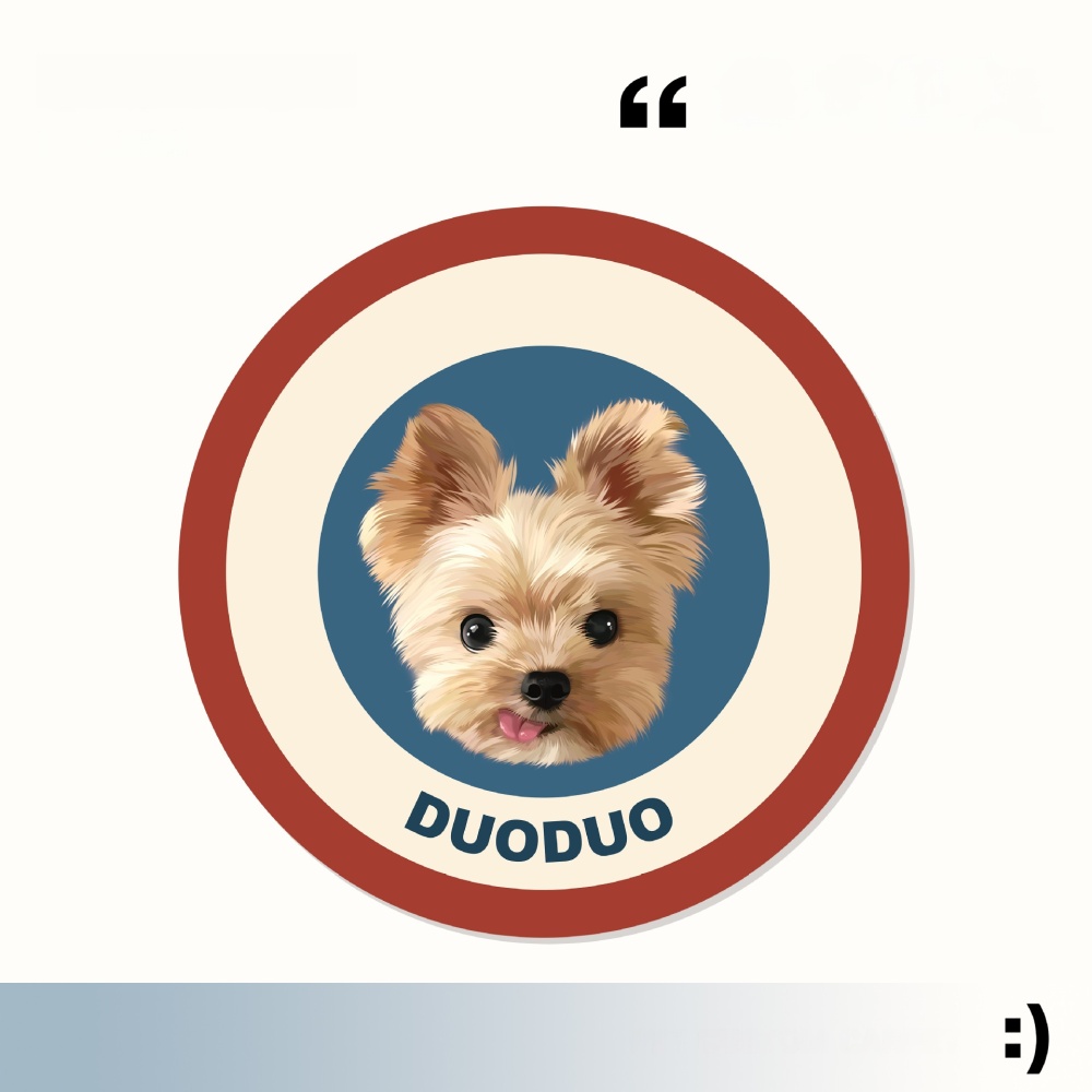 Custom-made cartoon pet round carpet, thickened skin-friendly carpet for the living room, and bedside carpet for the bedroom