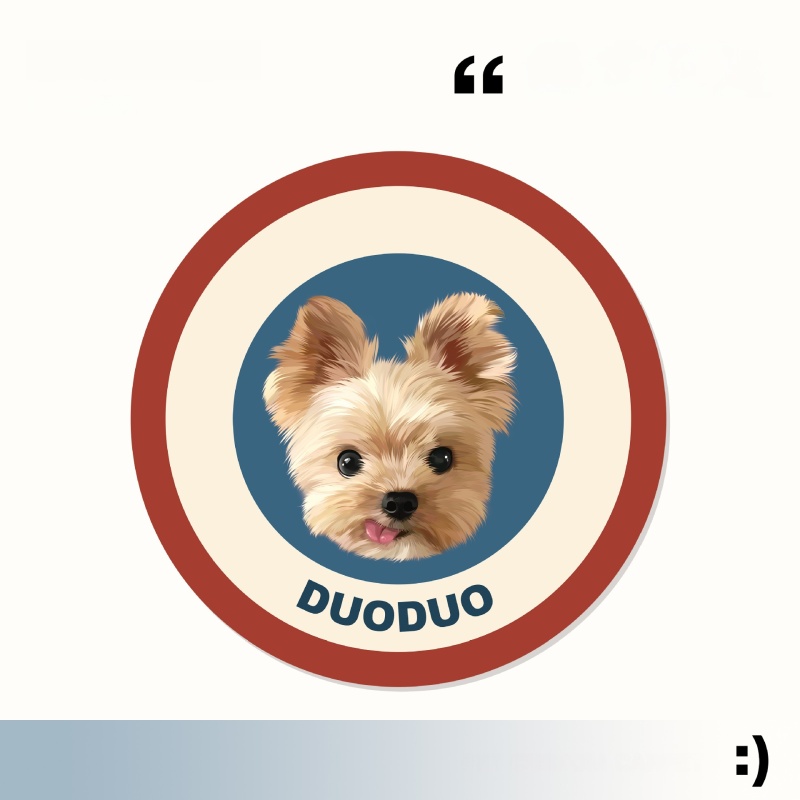 Custom-made cartoon pet round carpet, thickened skin-friendly carpet for the living room, and bedside carpet for the bedroom