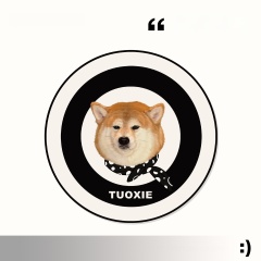 Custom-made cartoon pet round carpet, thickened skin-friendly carpet for the living room, and bedside carpet for the bedroom