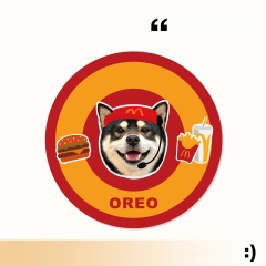 Custom-made cartoon pet round carpet, thickened skin-friendly carpet for the living room, and bedside carpet for the bedroom