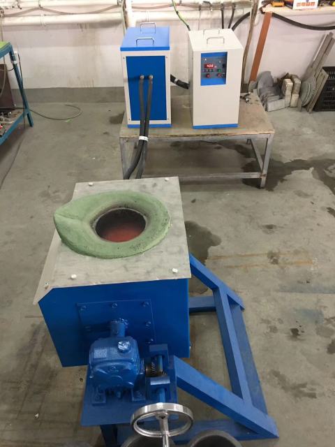 10-300KG Dump Induction melting furnace for copper.brass, silver,gold
