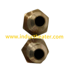 High-Frequency Heating Machine Welding Accessory - Full Copper Induction Coil with M14 Nut & Flared Transition Connector