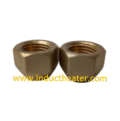 High-Frequency Heating Machine Welding Accessory - Full Copper Induction Coil with M14 Nut & Flared Transition Connector