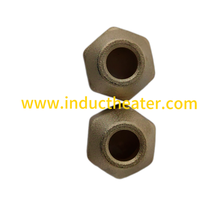 High-Frequency Heating Machine Welding Accessory - Full Copper Induction Coil with M14 Nut & Flared Transition Connector