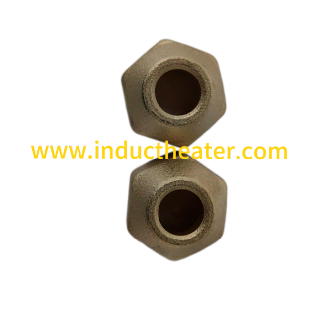 High-Frequency Heating Machine Welding Accessory - Full Copper Induction Coil with M14 Nut & Flared Transition Connector