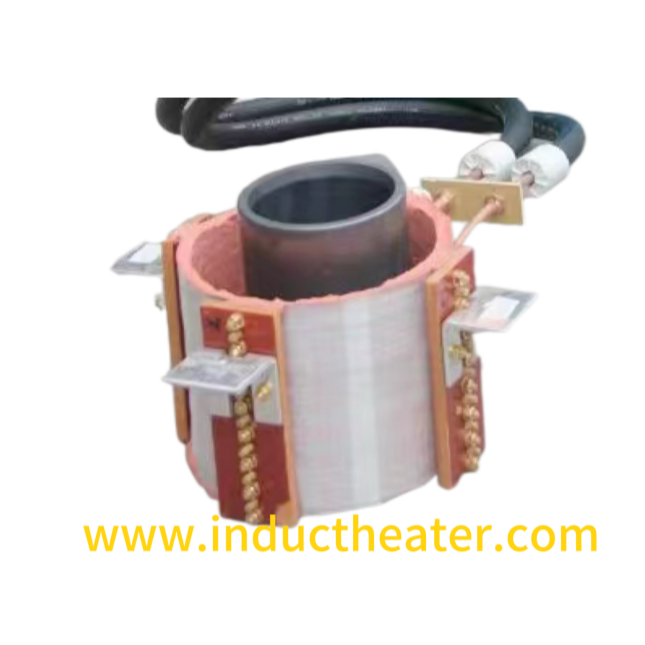 Induction heating coil& copper circle ring for medium frequency induction heating furnace