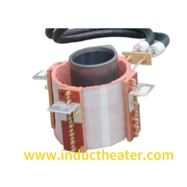 Induction heating coil& copper circle ring for medium frequency induction heating furnace
