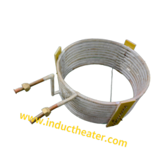 Induction heating coil& copper circle ring for medium frequency induction heating furnace