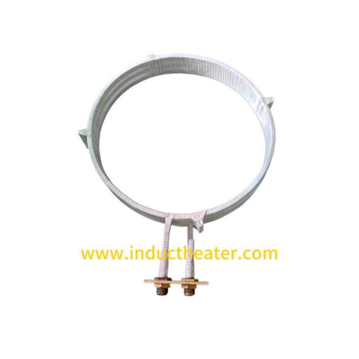 Induction heating coil& copper circle ring for medium frequency induction heating furnace