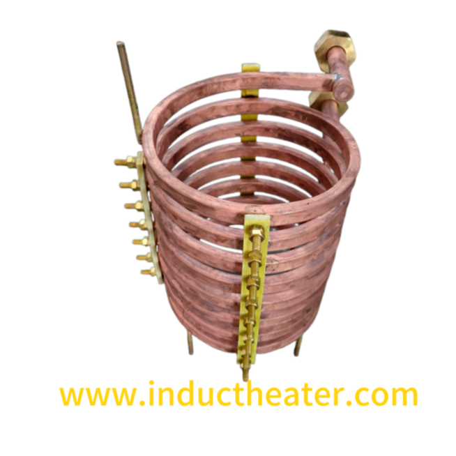 Induction heating coil& copper circle ring for medium frequency induction heating furnace