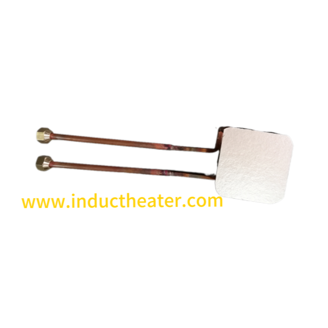 Round flat induction coils and a copper ring for high-frequency induction heating machines