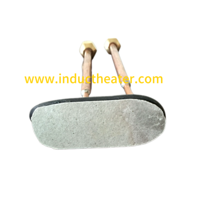Round flat induction coils and a copper ring for high-frequency induction heating machines