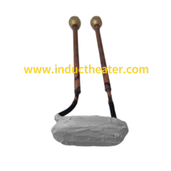 Round flat induction coils and a copper ring for high-frequency induction heating machines
