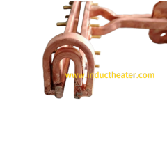 Induction heating coils & copper circular rings for high-frequency induction heating equipment