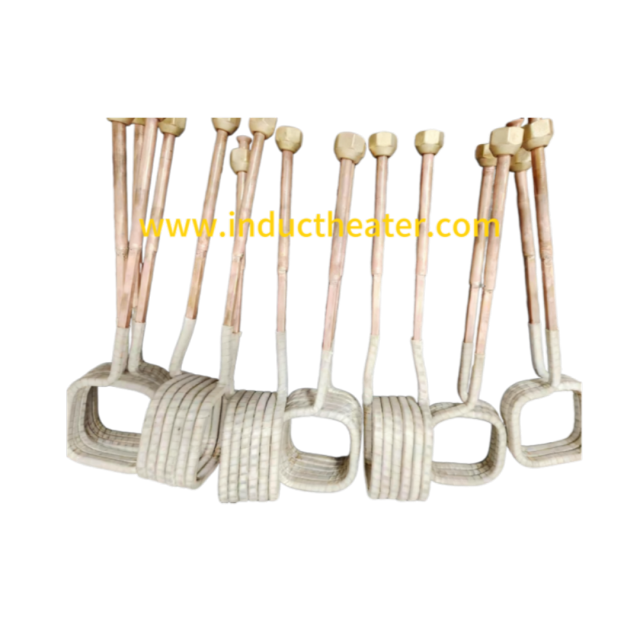 Square induction coils & copper circle for high frequency induction heating machine