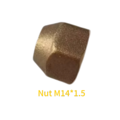 High-Frequency Welding Machine Nut – Induction Heater Flared Connector – Hexagonal Copper Lock Nut Screw
