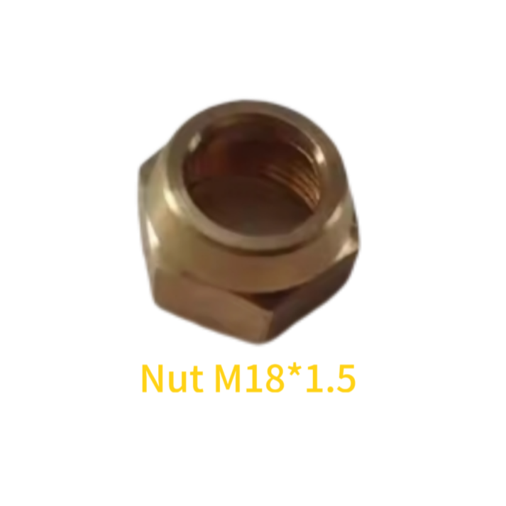 High-Frequency Welding Machine Nut – Induction Heater Flared Connector – Hexagonal Copper Lock Nut Screw
