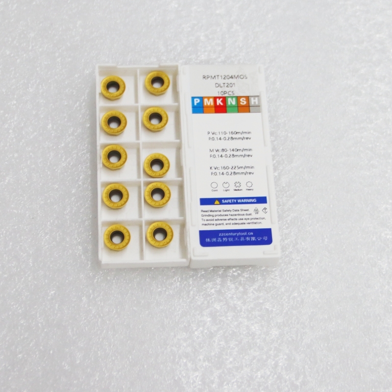 RPMT/RDMW RPMT1003 MO/RPMT1204 MO Cnc Cutting Inserts for Stainless Steel Brass Aluminum Cnc Lathe Spare Parts