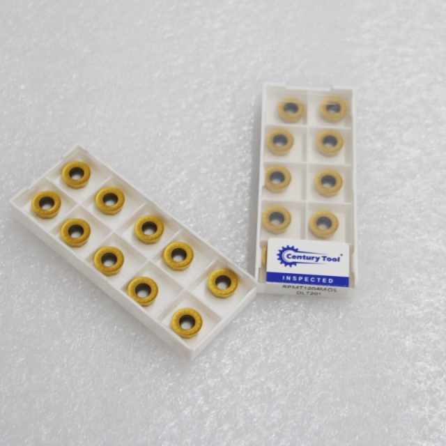 RPMT/RDMW RPMT1003 MO/RPMT1204 MO Cnc Cutting Inserts for Stainless Steel Brass Aluminum Cnc Lathe Spare Parts