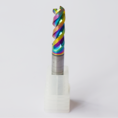 Chinese Factory Hot Sale 3-Flute Milling Cutter Cutting Tools HRC55 CNC Machine Center Solid Carbide Ball Nose Square End Mill