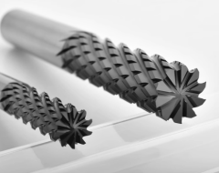 Corn Teeth PCD Endmill for Carbon Fiber and Glass Fiber PCD Cutting Tool for Aerospace Industry