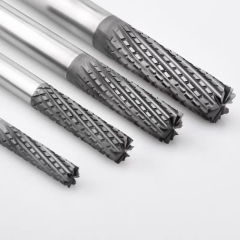 Corn Teeth PCD Endmill for Carbon Fiber and Glass Fiber PCD Cutting Tool for Aerospace Industry
