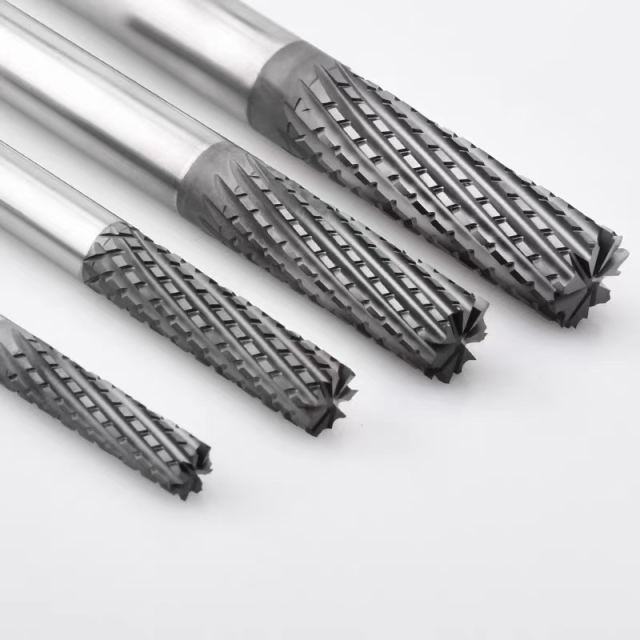 Corn Teeth PCD Endmill for Carbon Fiber and Glass Fiber PCD Cutting Tool for Aerospace Industry
