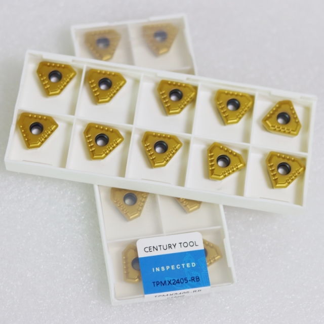 BTA Deep Hole Drill Inserts TPMX0902/1403/1704 Square Shape PVD Coating Hardened RB/RG Grain Head Drill Drilling Gun Inserts