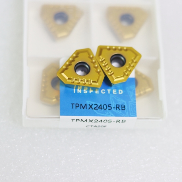 BTA Deep Hole Drill Inserts TPMX0902/1403/1704 Square Shape PVD Coating Hardened RB/RG Grain Head Drill Drilling Gun Inserts