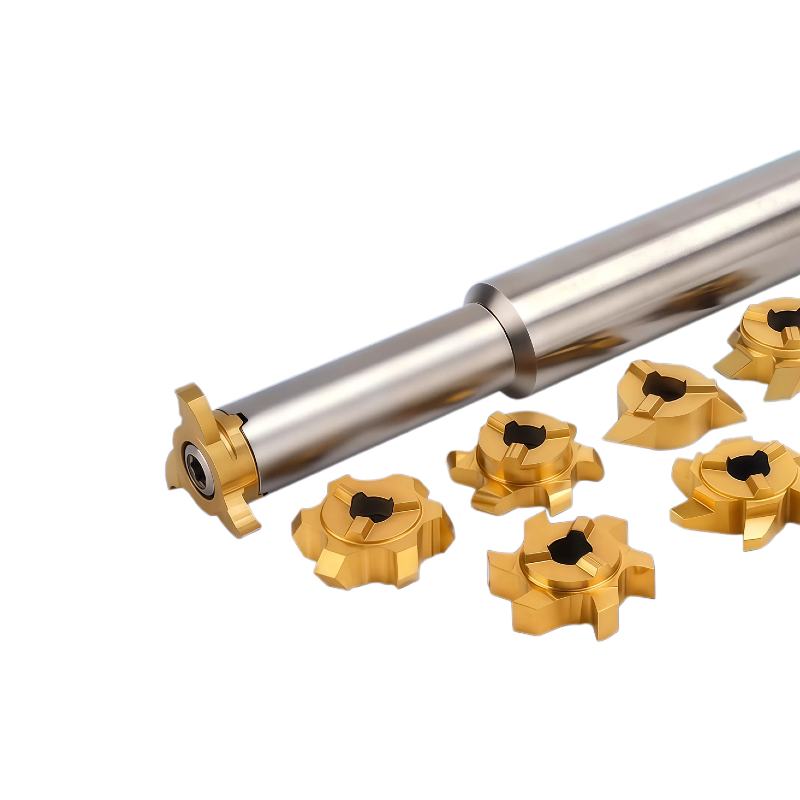 6-Flute Interchangeable Head Milling Cutter | ZZ Carbide Tool