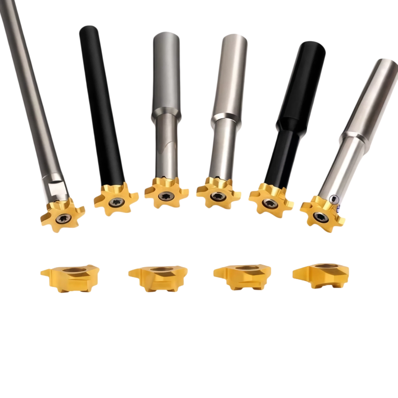 6-Flute Interchangeable Head Milling Cutter | ZZ Carbide Tool