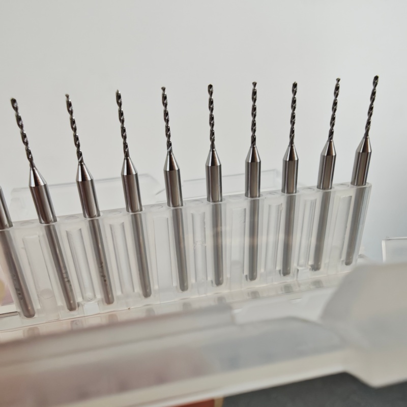 Carbide-Tipped PCB Micro Drills with Steel Shank | 0.2–0.5mm In Stock