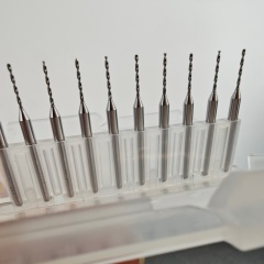 Carbide-Tipped PCB Micro Drills with Steel Shank | 0.2–0.5mm In Stock