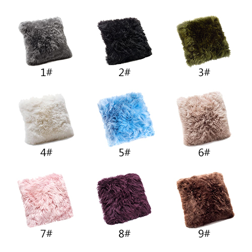 Sheepskin Cushion/ Throw Pillow