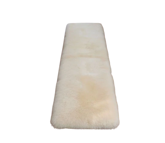 Long Wool Sheepskin Rug - Rectangular