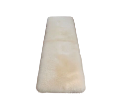 Long Wool Sheepskin Rug - Rectangular