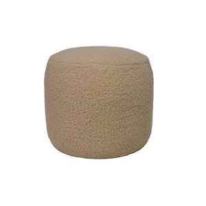 Shearling Sheepskin Pouf