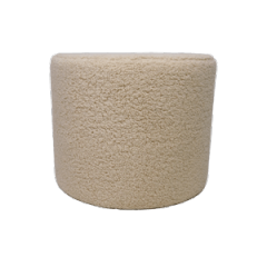 Shearling Sheepskin Pouf