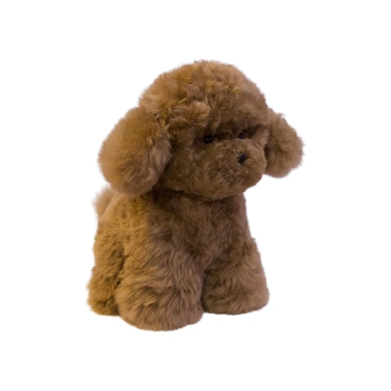 Natural Brown Sheepskin Puppy Toy Eco