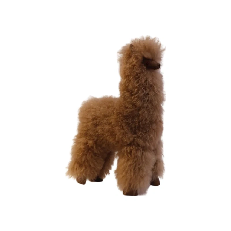 Brown Goat Cashmere Alpaca Plush Toy