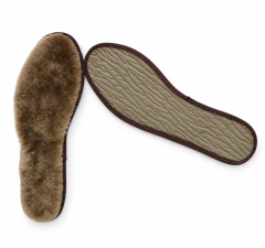 Sheepskin Insoles  - Latex Bottom
