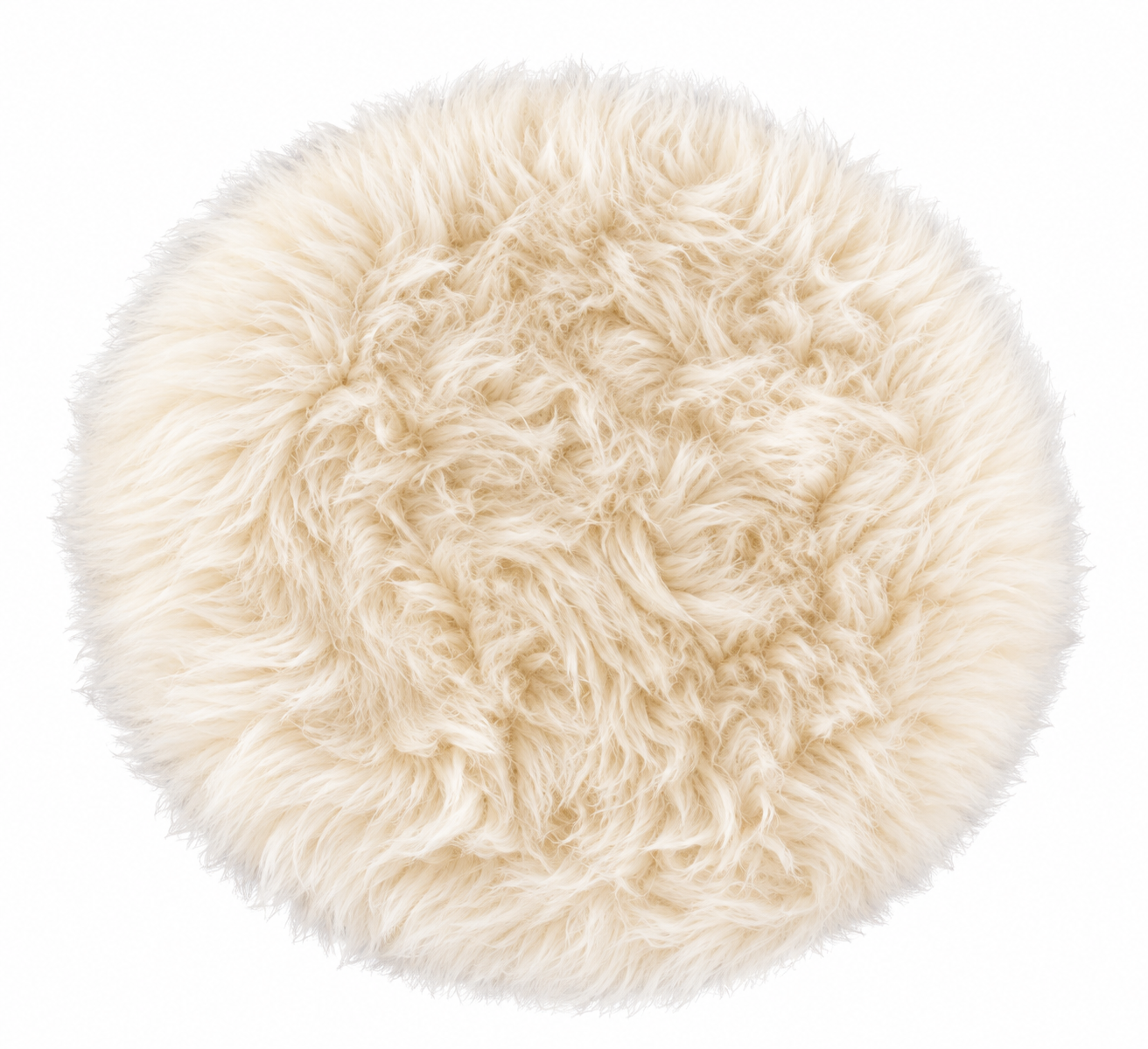 Sheepskin Cushion/ Seat Pad Round
