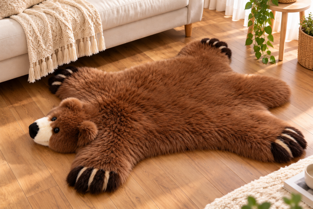 Bear-shape rugs