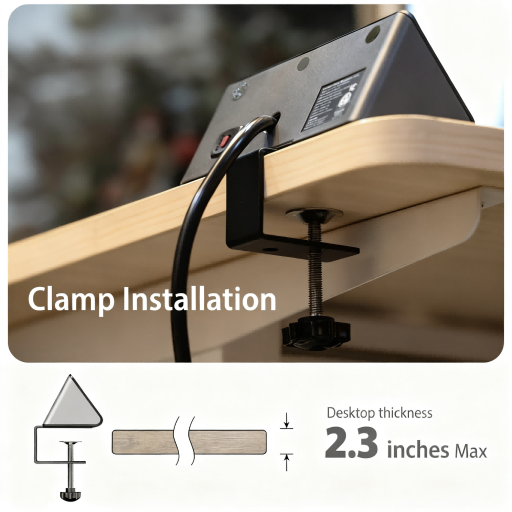 Tabletop power charge station